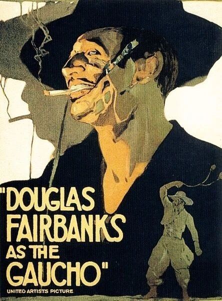 Douglas Fairbanks In Classic The Gaucho Movie Magnet Picture Magnet Print