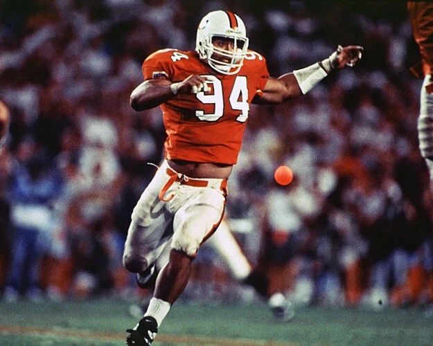 Dwayne 'The Rock' Johnson Glossy Magnet Miami Hurricanes Print College
