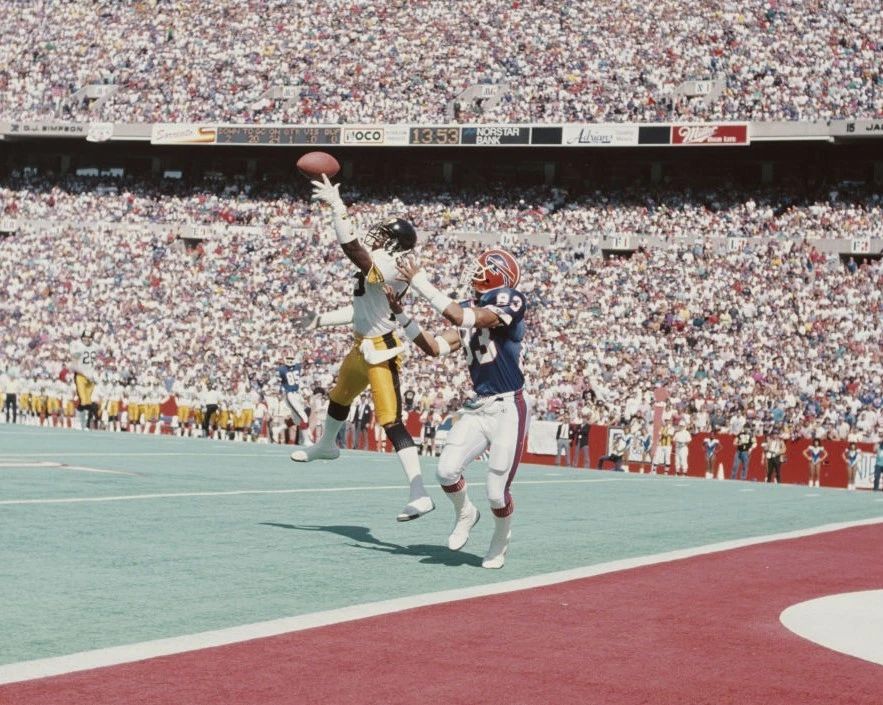 Dwayne Woodruff Keychain Pittsburgh Steelers Picture Nfl Football Vs Bills