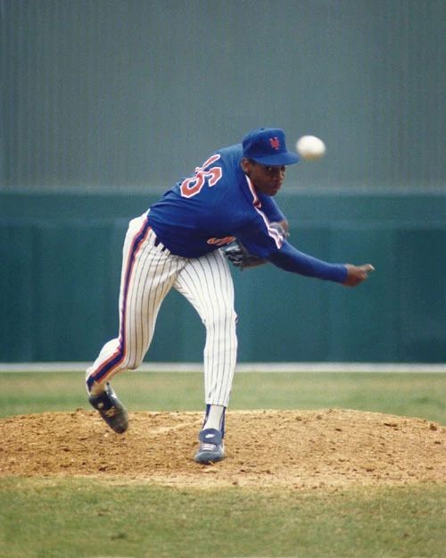 Dwight Doc Gooden Glossy Magnet Baseball Print New York Mets Magnet