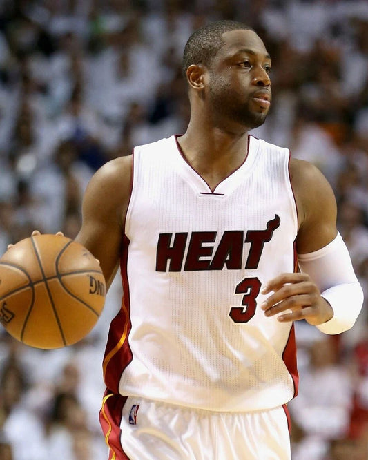 Dwyane Wade Magnet Miami Heat Basketball Nba Close Up With Ball