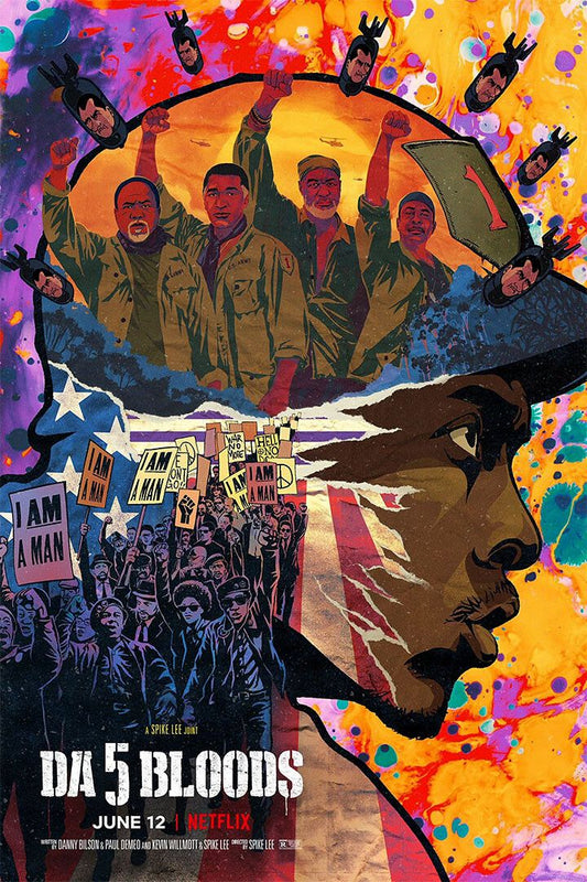 Da 5 Bloods Tv Show Movie 2020 Action Drama Print Jigsaw Puzzle
