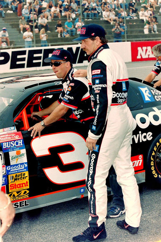 Dale Earnhardt Race Car Driver Celebrate Victory Art Print Decor Jigsaw Puzzle