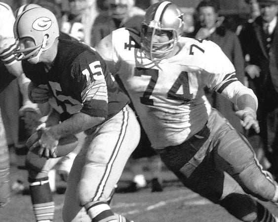 Dallas Cowboys Bob Lilly Sacks Bart Starr Glossy Photo Nfl Football Print