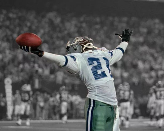 Dallas Cowboys Deion Sanders 'Primetime' Photo Spotlight Football Print 1