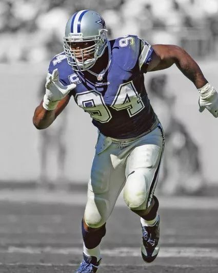 Dallas Cowboys Demarcus Ware Glossy Photo Spotlight Football Print