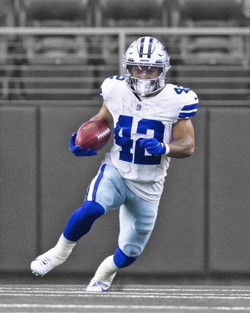 Dallas Cowboys Deuce Vaughn Glossy Magnet Football Print Spotlight Magnet