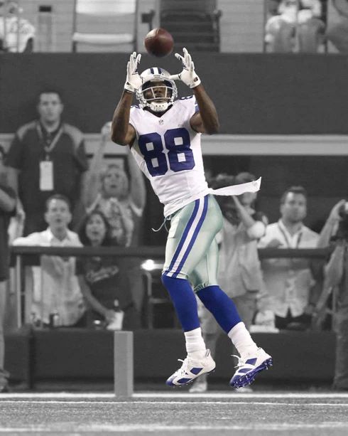 Dallas Cowboys Dez Bryant Glossy Keychain Nfl Football Print Spotlight Keychain