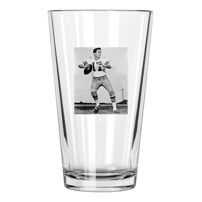 Dallas Cowboys Don Meredith Photo Nfl Football Pint Beer Drinking Glass