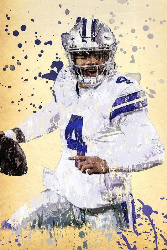 Dallas Cowboys Dak Prescott American Football Player Jigsaw Puzzle