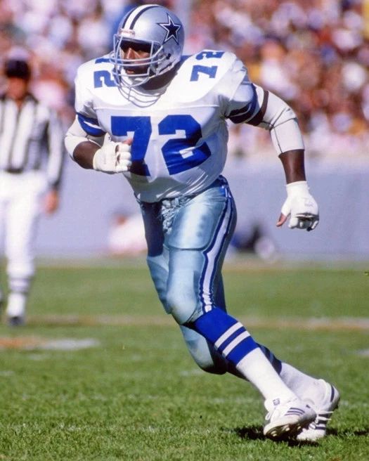 Dallas Cowboys Ed 'Too Tall' Jones Glossy Photo Print Nfl Football Poster