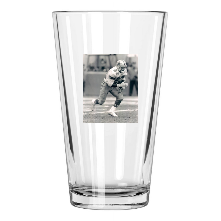 Dallas Cowboys Emmitt Smith Photo Football Hof 2010 1 Pint Beer Drinking Glass