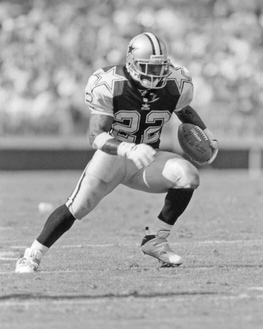 Dallas Cowboys Emmitt Smith Keychain Football Keychain Glossy Print Hof 2010