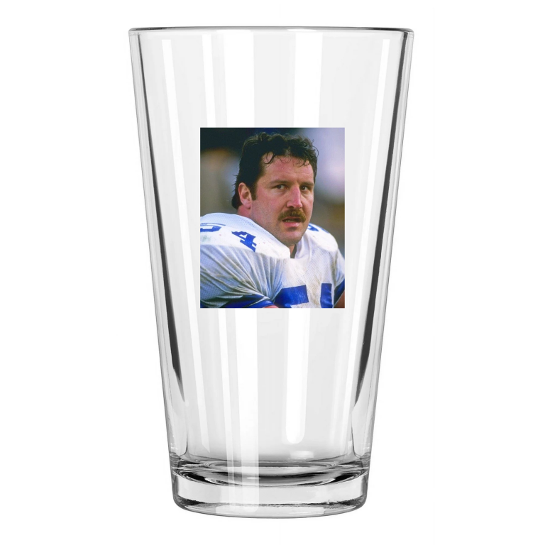 Dallas Cowboys Randy White Photo Nfl Football Hof 94 1 Pint Beer Drinking Glass