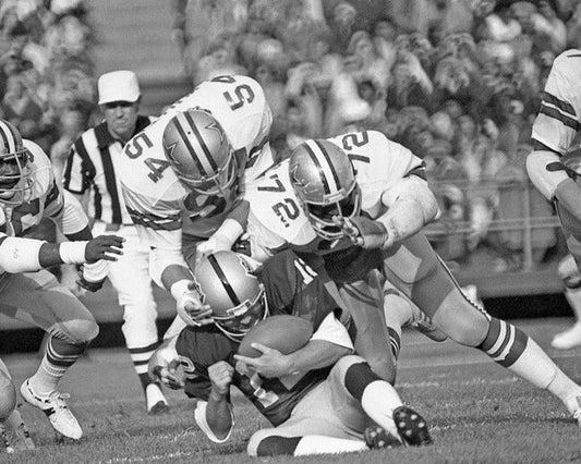 Dallas Cowboys Randy White And Ed Too Tall Jones Glossy Magnet Magnet