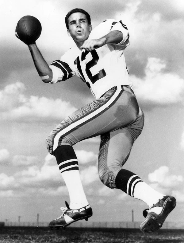 Dallas Cowboys Roger Staubach Glossy Keychain Print Nfl Football Keychain Hof 85