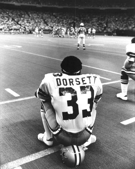 Dallas Cowboys Tony Dorsett Glossy Keychain Football Keychain