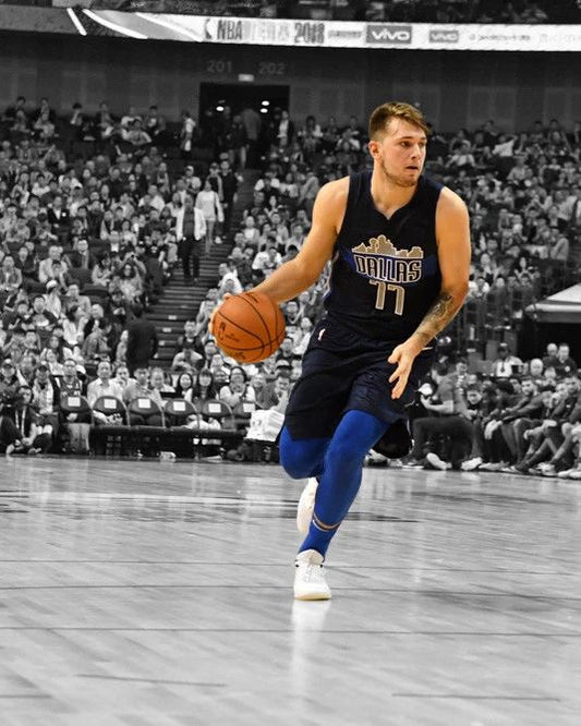 Dallas Mavericks Luka Doncic Glossy Photo Basketball Spotlight Print 2
