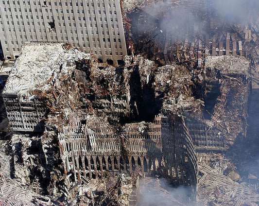 Damage World Trade Center New York 911 Terror Attacks Picture Magnet