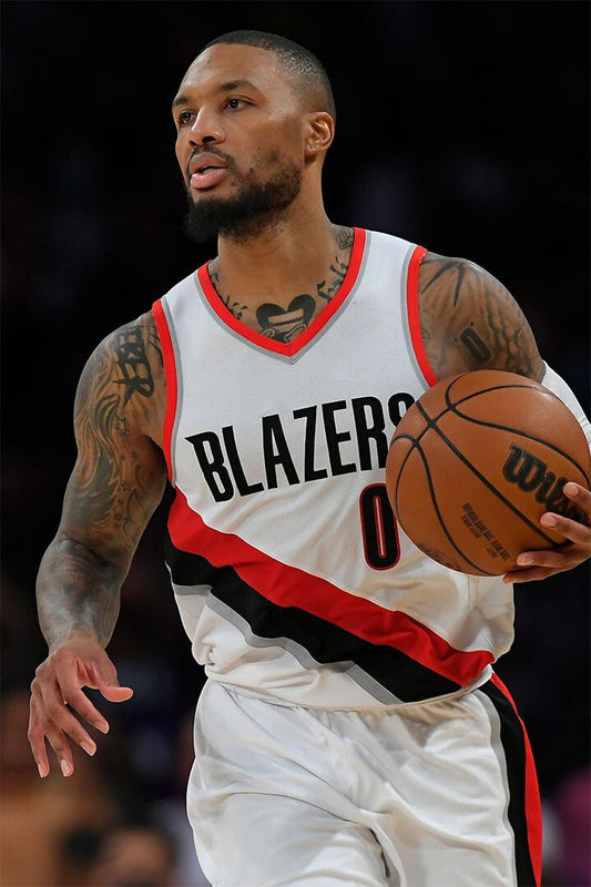 Damian Lillard Athlete Portland Trail Blazers Team Match Jigsaw Puzzle