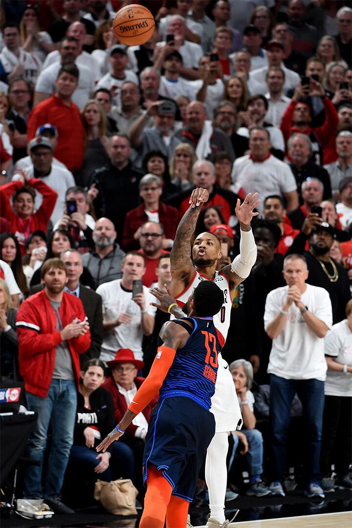Damian Lillard Buzzer Beater Basketball Jigsaw Puzzle
