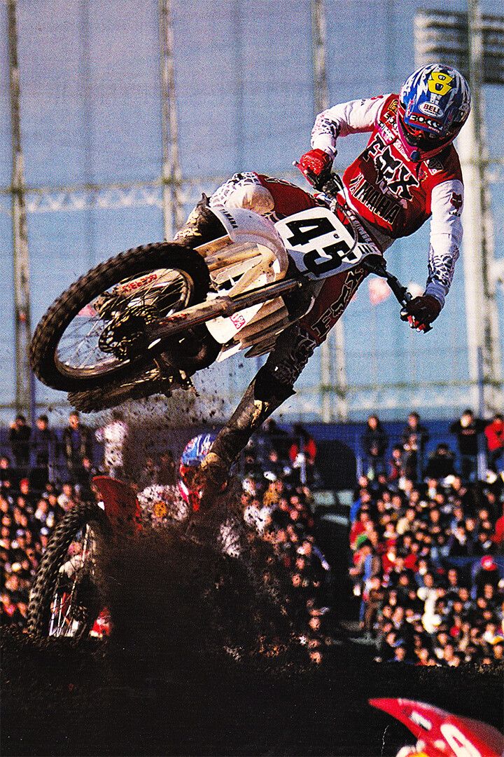 Damon Bradshaw Motorcycle Cross Country Racer Jigsaw Puzzle