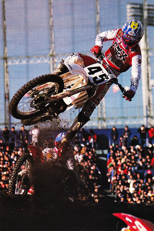 Damon Bradshaw Motorcycle Cross Country Racer Jigsaw Puzzle
