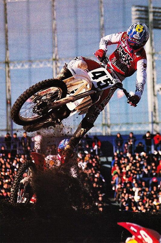 Damon Bradshaw Motorcycle Cross Country Star Jigsaw Puzzle