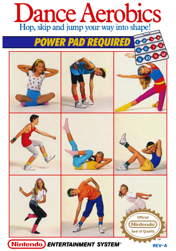 Dance Aerobics (Usa) Nes Print Poster