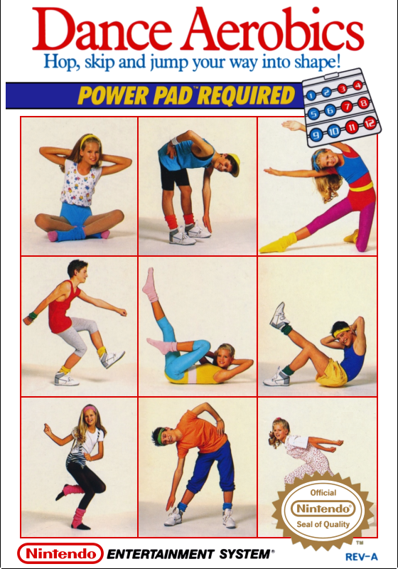 Dance Aerobics (Usa) (Bordered For Nes Classic Use) Nes Print Poster