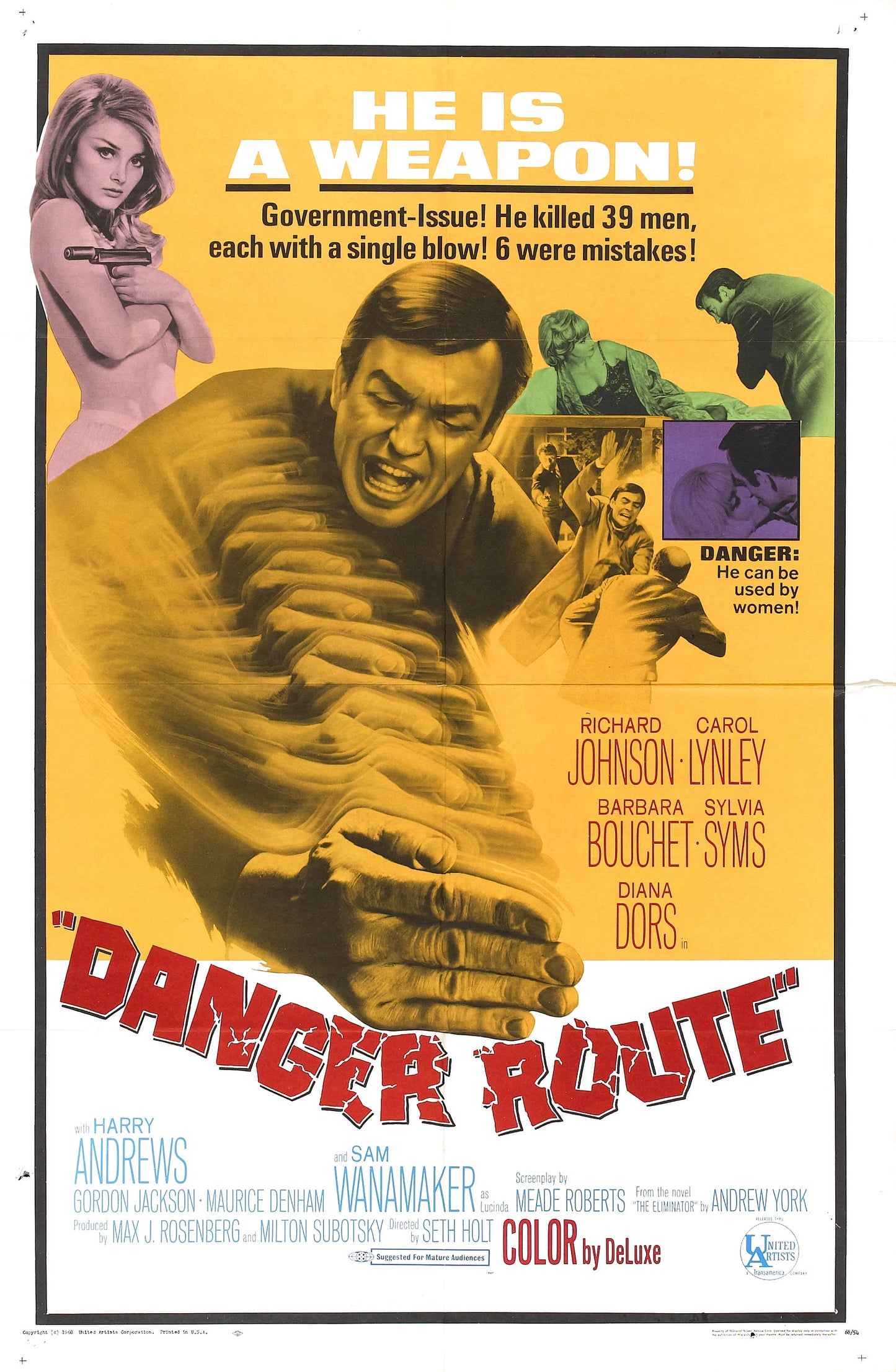 Danger Route 01 Movie Magnet