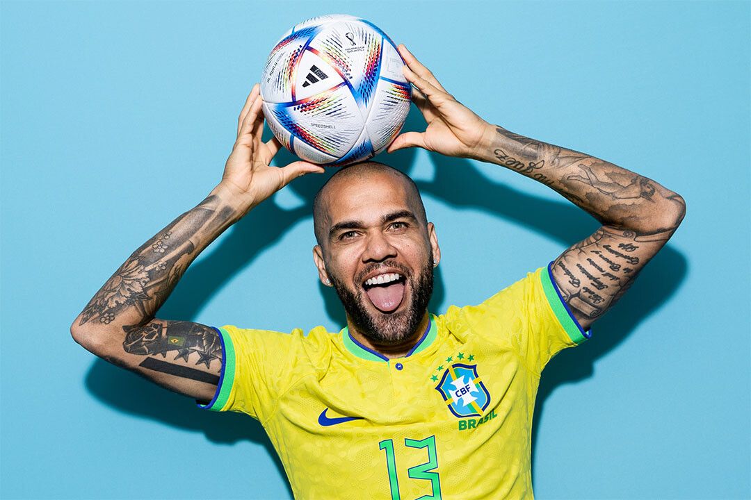 Dani Alves Brazil World Soccer Fans 2022 Jigsaw Puzzle