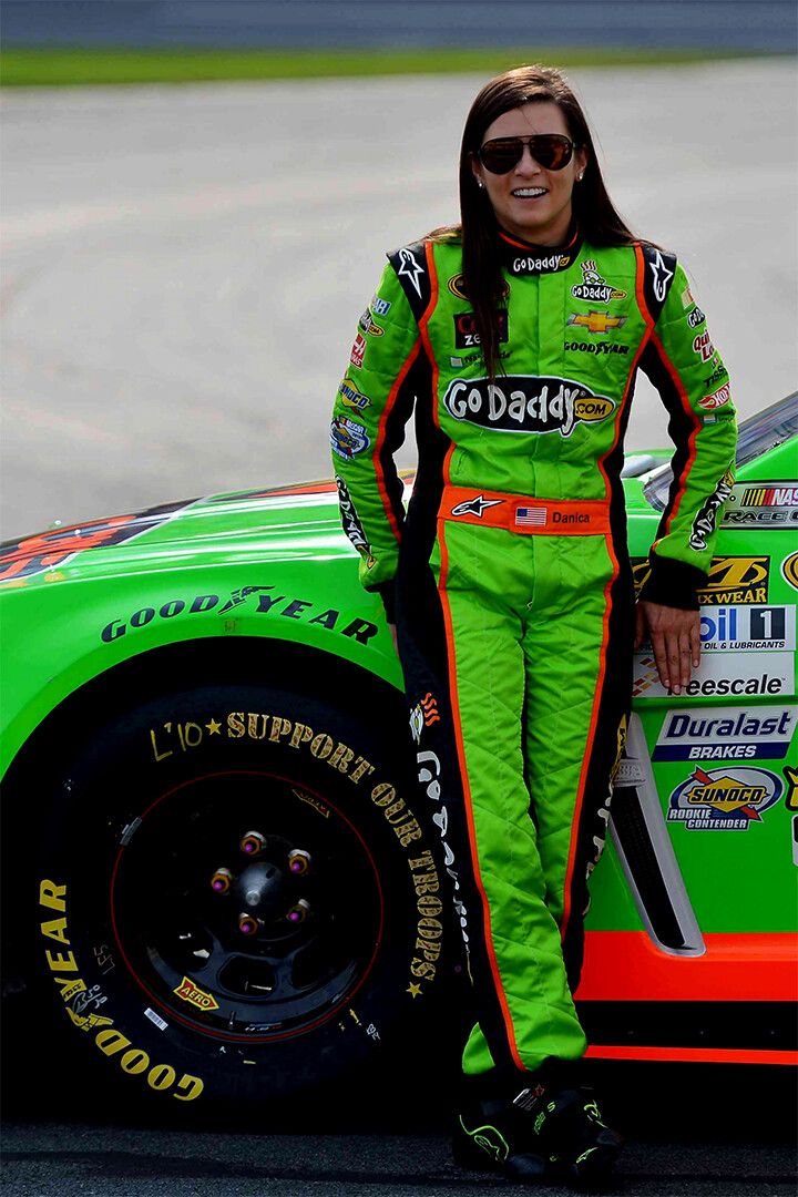 Danica Patrick Sports Car Race Driver Art Home Decor Keychain