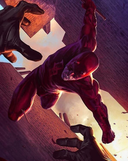 Daredevil Action Scene (2) Print Poster