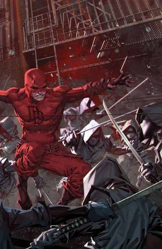 Daredevil Battle Ninjas Print Poster