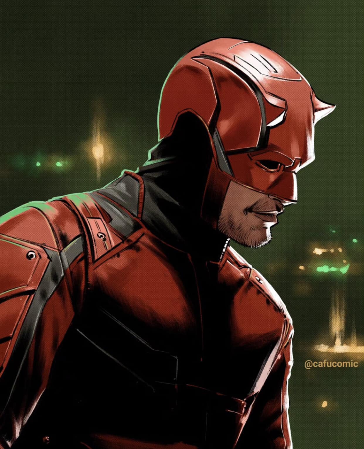 Daredevil Character Art (2) Print Poster