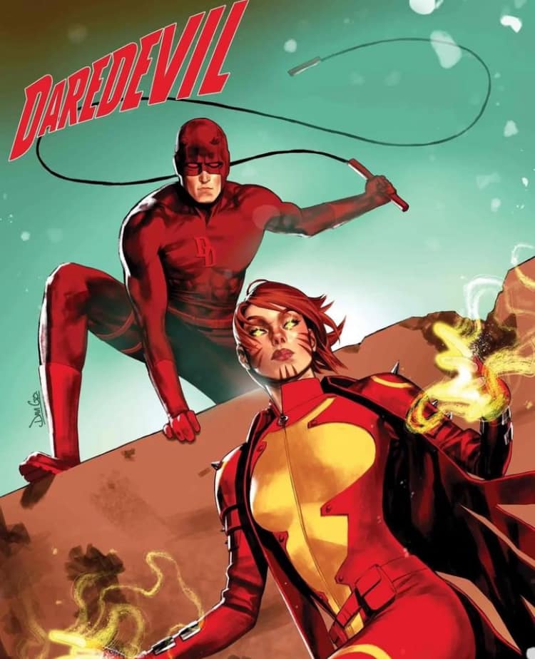 Daredevil Comic Illustration Print Poster