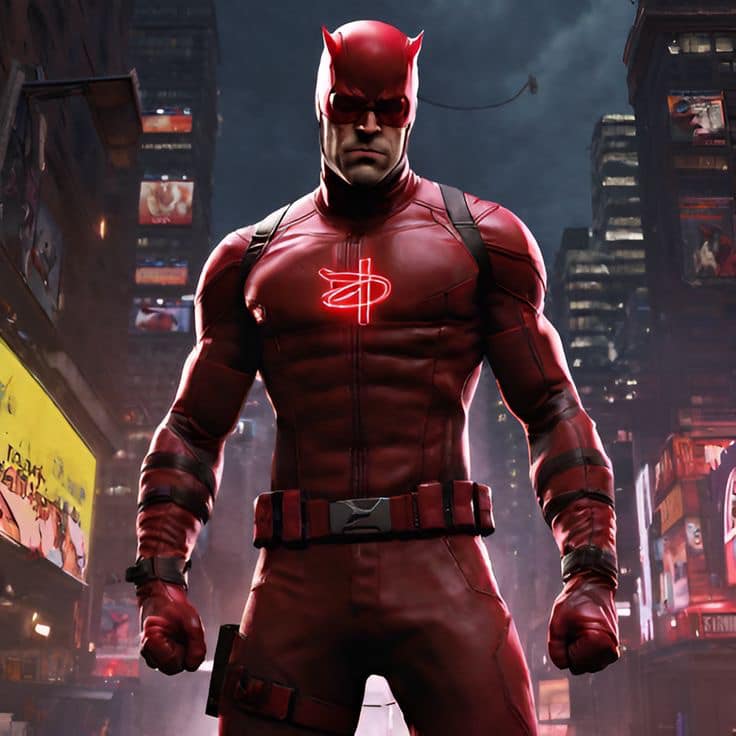 Daredevil Hero Cityscape Jigsaw Puzzle