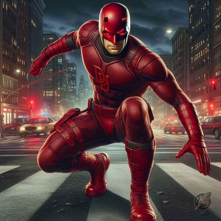 Daredevil Urban Action (2) Print Poster