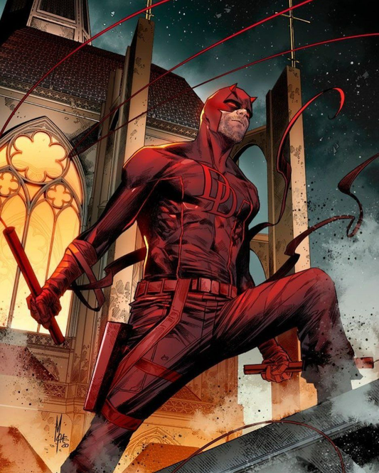 Daredevil Church Backdrop 452 Print Poster