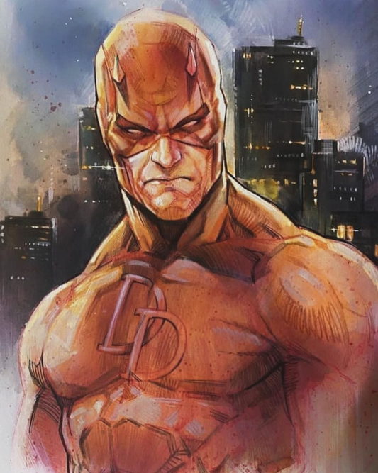 Daredevil City Background 4731 Print Poster