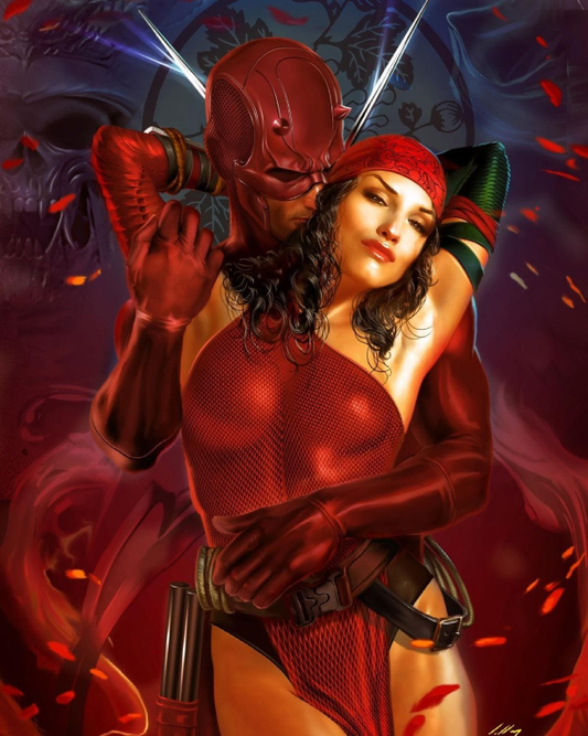 Daredevil Elektra 5732 Print Poster
