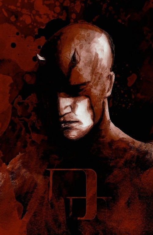 Daredevil Red Design 761 Print Poster