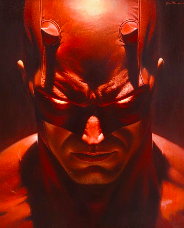 Daredevil Red Suited Character 1783 Print Poster