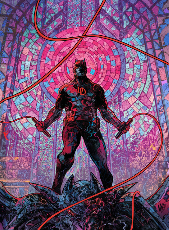 Daredevil Vibrant Church 304 Print Poster
