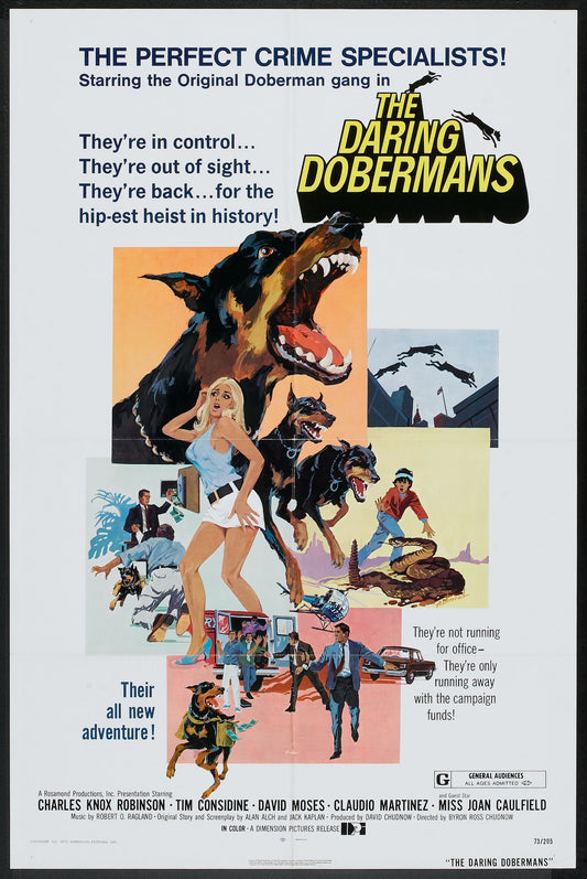 Daring Dobermans 01 Movie Magnet