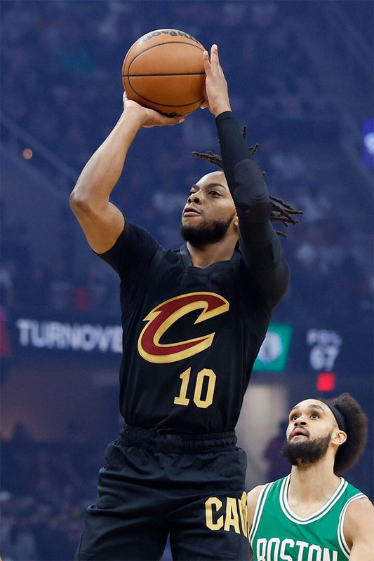 Darius Garland Throwing The Ball Cleveland Cavaliers Team Jigsaw Puzzle