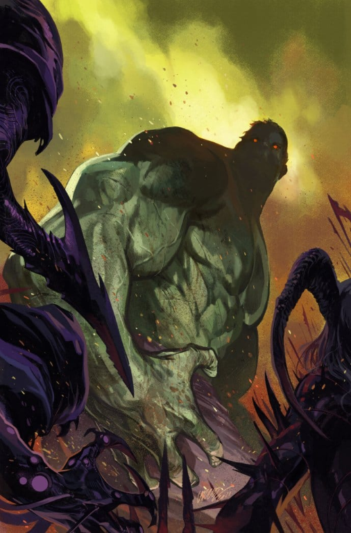 Dark Hulking Figure 195 Print Poster