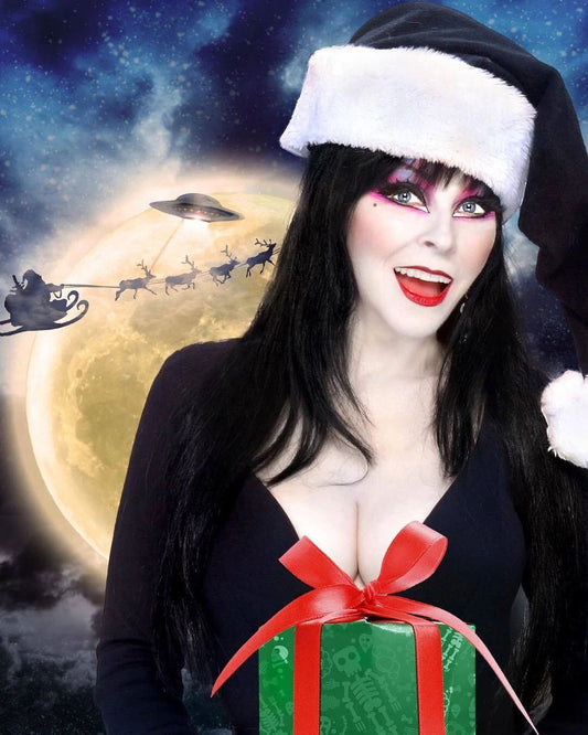 Dark Mistress Elvira Sexy Halloween Christmas Horror Picture Photo Print
