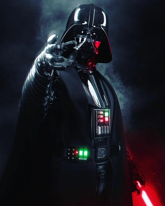 Darth Vader Portrait Print Poster